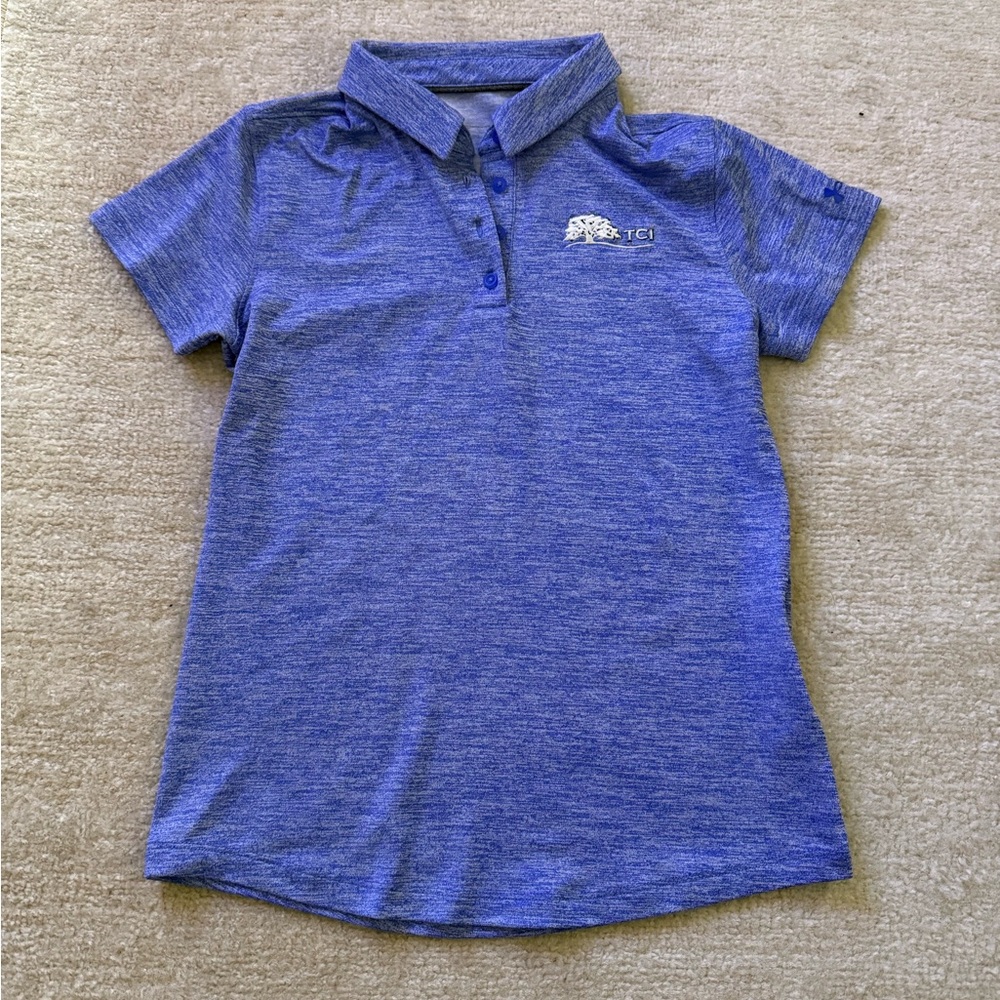 Heather Purple Women Golf Polo